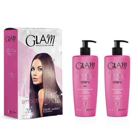 GLAM vyhladzujúca keratínová kúra 2×500 ml